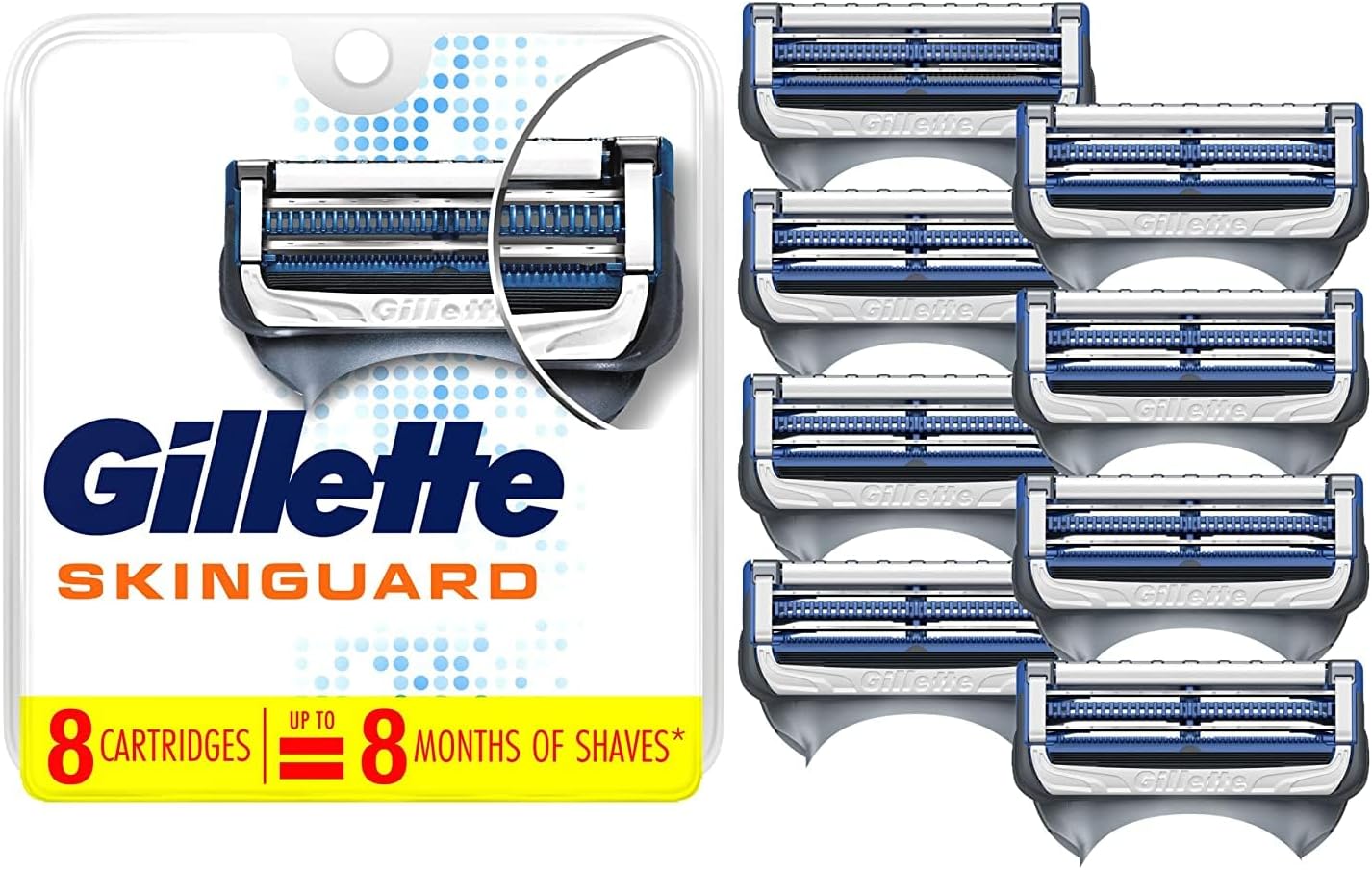 Gillette SkinGuard Replacement Razor Blades for Men