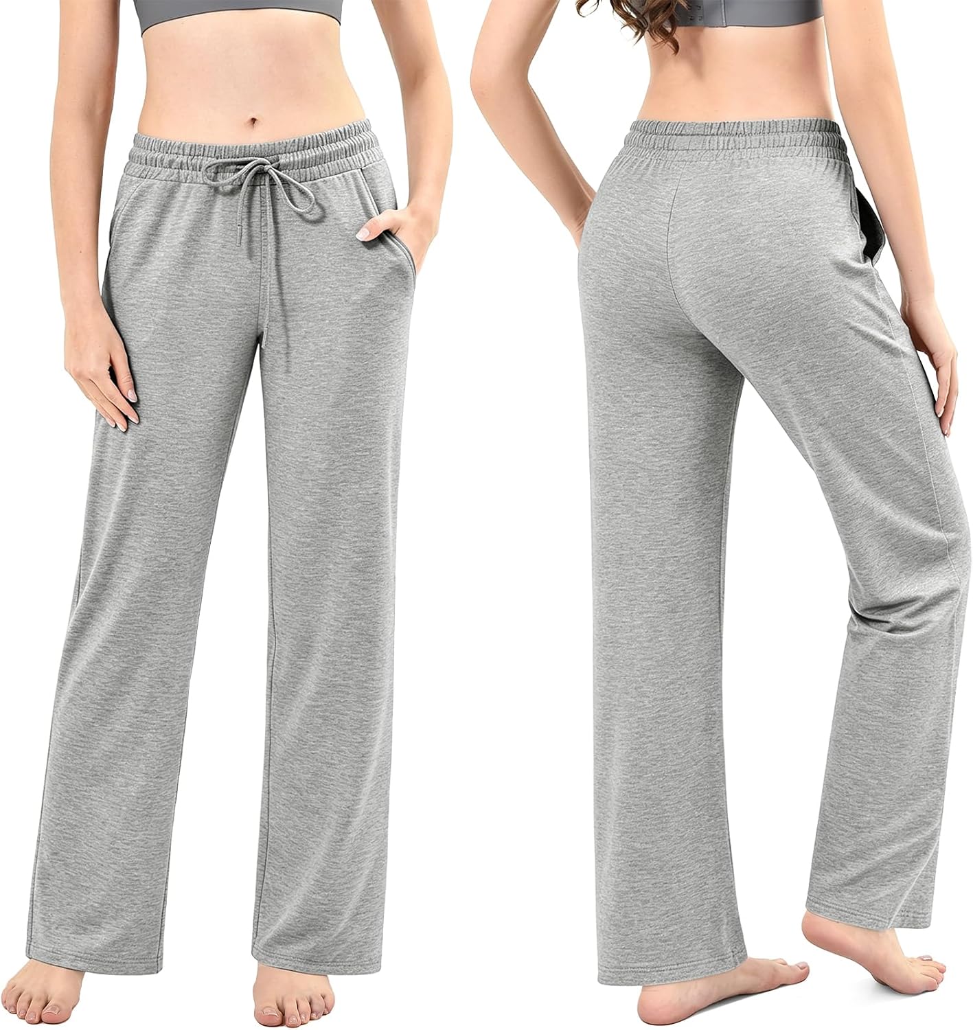 Stanpetix Track Pants Women Loose Straight Leg Women’s Sweatpants with Pockets for Sports Jogging thumbnail