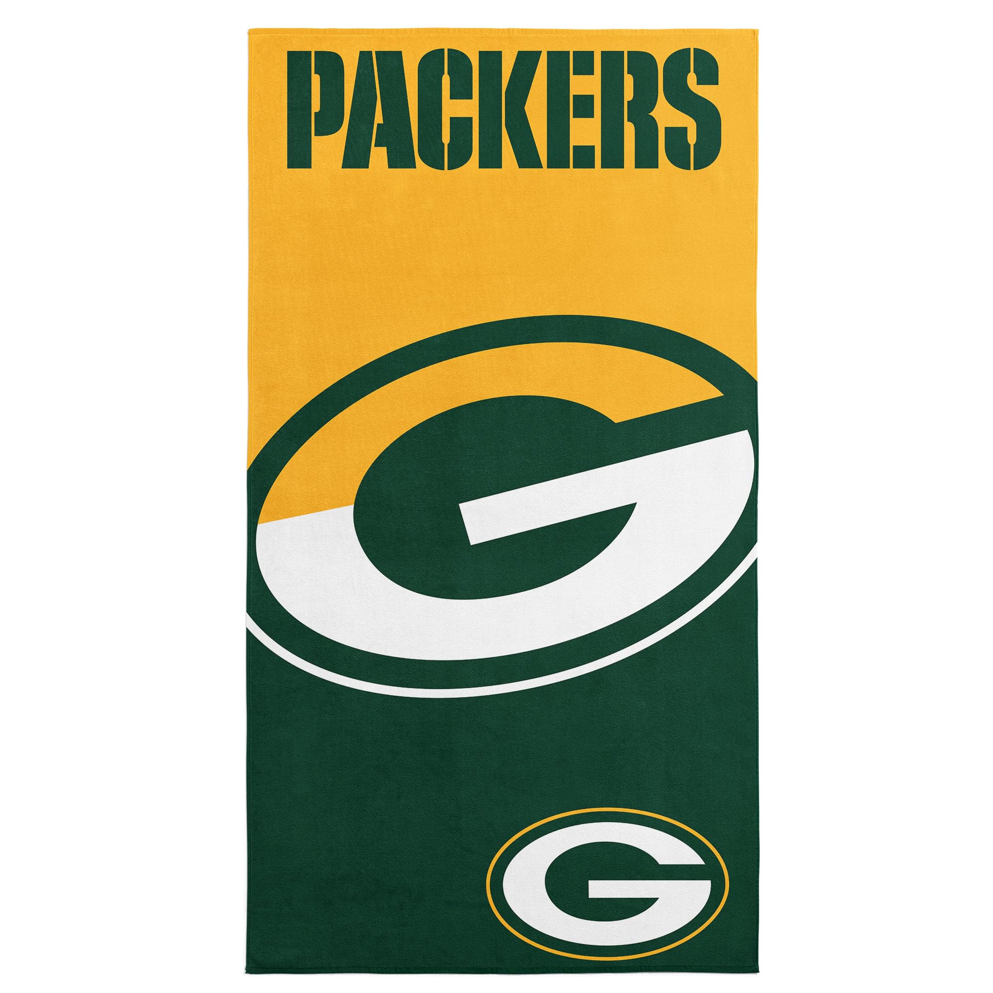 Northwest NFL Green Bay Packers Microfiber Beach Towel, 30 x 60 Inches – Quick Dry, Sand Resistant, Lightweight, Highly Absorbent, Incisor Design