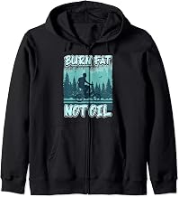 Eco-Friendly Commute - Green City Design Cycling Zip Hoodie
