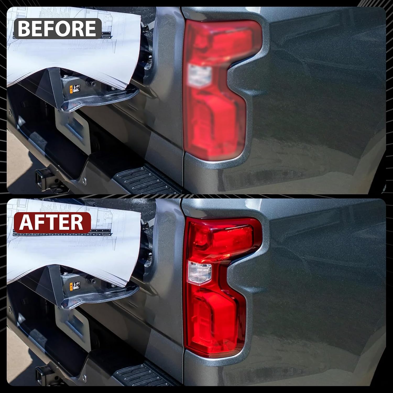 Tail Light Assembly Compatible with 2019-2023 Chevy Silverado 1500 Direct Replacement Rear Lamp (Right Passenger Side) Taillights Brake Rear Lamp (Only Fit Factory Led Model)