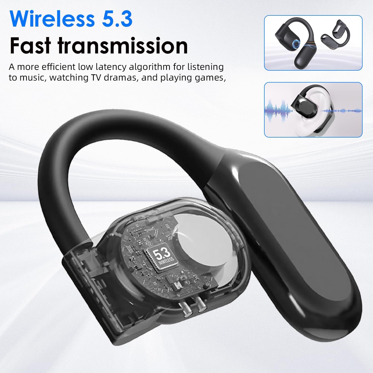 Language Translator Earbuds, 3-in-1 Translation Earbuds, AI Translation Earbuds Real Time for Android iOS, 144 Languages AI Earbuds Translators Headphones for Travel Business Learning (Black)