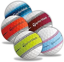 Golf Ball Monkey Cheap Recycled for Taylor Made Tour Response Stripe Multi-Color Pack - Good Condition Used Golfballs for Taylormade Tour Response Golf Balls Stripe for Men & Women