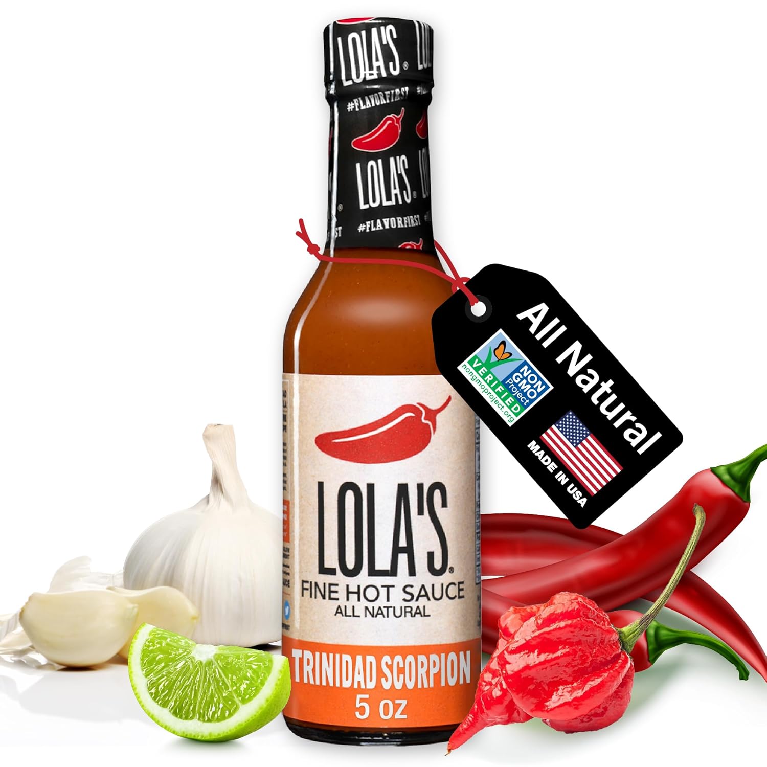 Generic L.olas Fine Hot Sauce Hot Trinidad Scorpion 5 oz (Pack Of 12)
