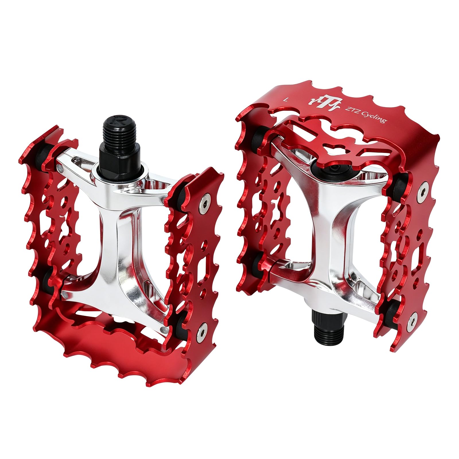 Pedali MTB Pedali per Mountain Bike 9/16 Cuscinetto sigillato, Bicicletta in Alluminio Antiscivolo Resistente, Pedali Piattaforma per Bici Leggeri per BMX MTB