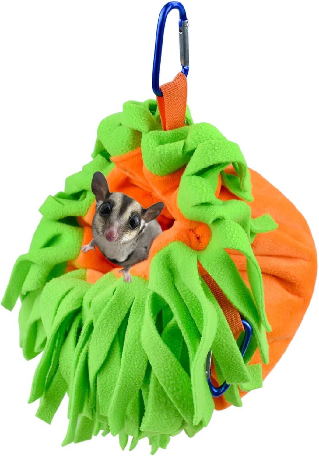 pranovo Hanging Sugar Glider Snuggle Sleeping Pouch for Pet Glider Small Animals Cage Corner Sleep Hideout Bag