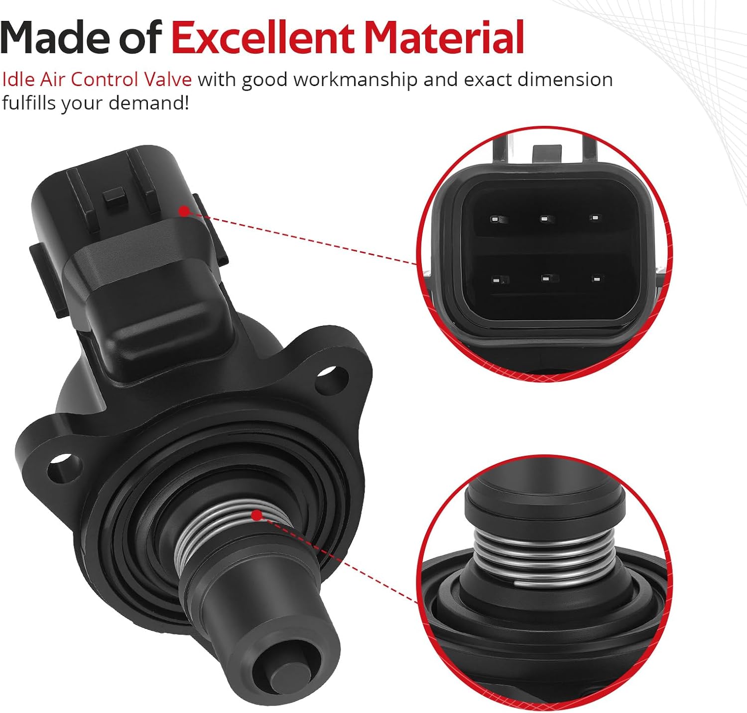 JAVIK Idle Air Control Valve For Polaris RZR Sportsman 850 900 4 XP 2010-2025 O.E.M# 4011638 4013313