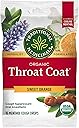 Traditional Medicinals Organic, Throat Coat Lozenges, Sweet Orange Fennel with Menthol - Herbal Cough Drops, Helps Soothe Sore Throat & Relieve Cough - Non-GMO, Stimulant-Free - 16 Count