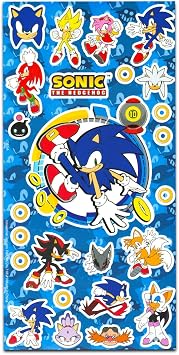 Sonic the Hedgehog Coloring Books for Kids 4-8 - Activity Bundle + Stickers | Sonic the Hedgehog Coloring and Activity Book Set for Boys 4-8 3-5 - Sonic, Tails, Shadow, Knuckles with Stickers