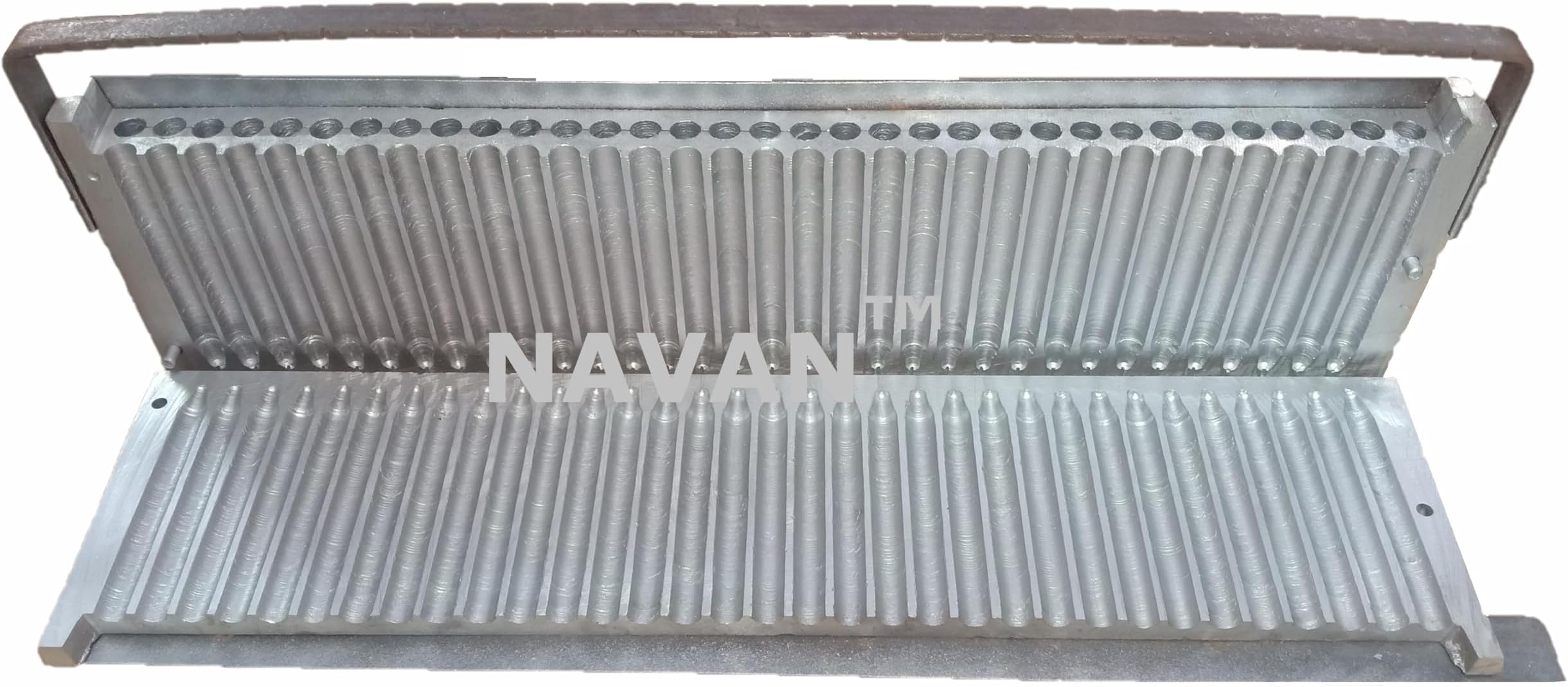 NAVAN® 3-inch(7.62cm) Weight 3Gram Size | 64Pcs Plain Candle Making Mold, Aluminum Candle Making Manual Machine, Art & Craft