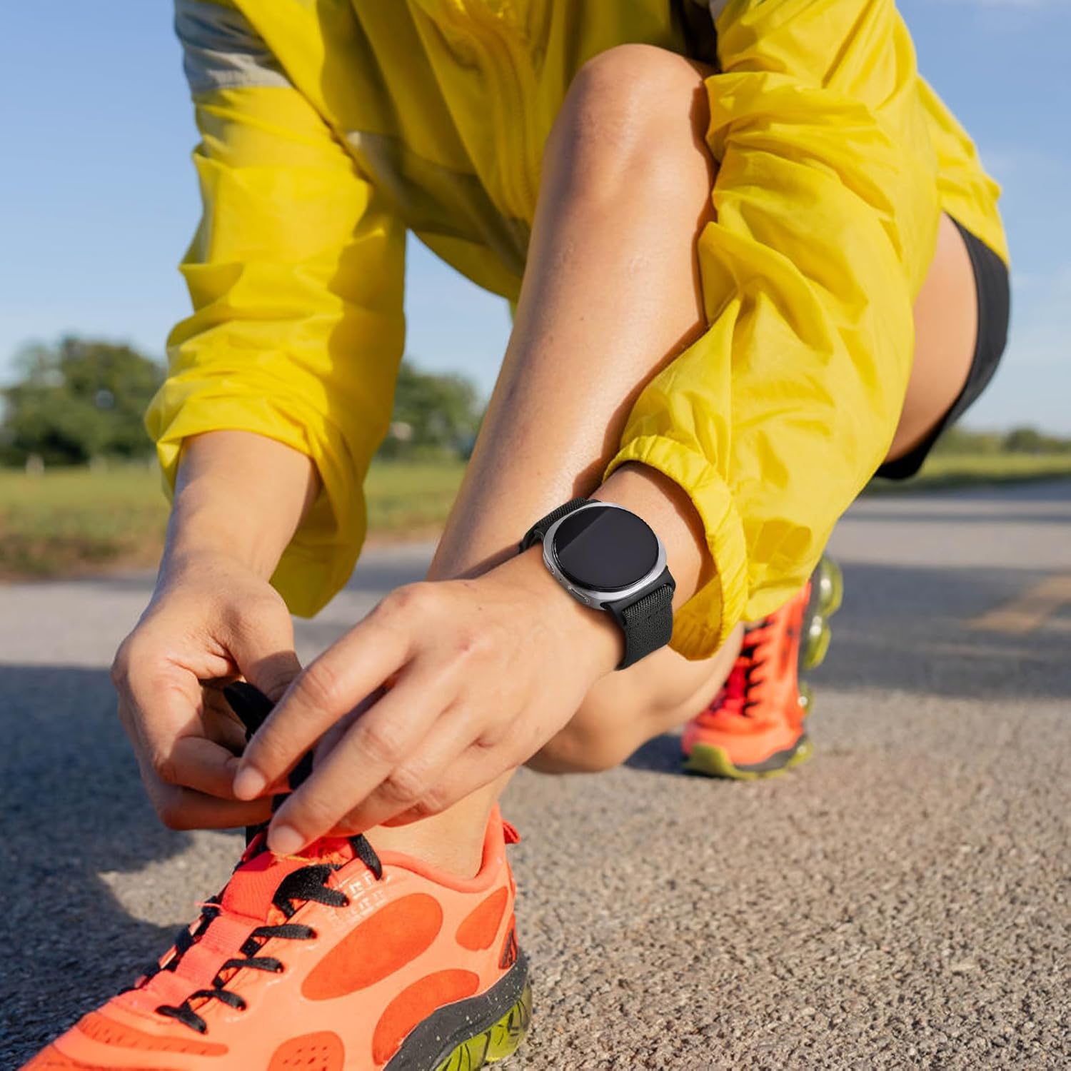 3 Pack Elastic Bands Compatible with Galaxy Watch 8 Band 40mm 44mm/Samsung Galaxy Watch 8 Classic 46mm, Stretchy Nylon Solo Loop Sport Strap Wristband for Samsung Watch 8 Band Women Men - Image 5