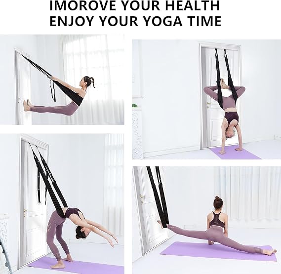 Aerial Yoga Rope for Door,Yoga Door Swing,Leg Stretcher Strap