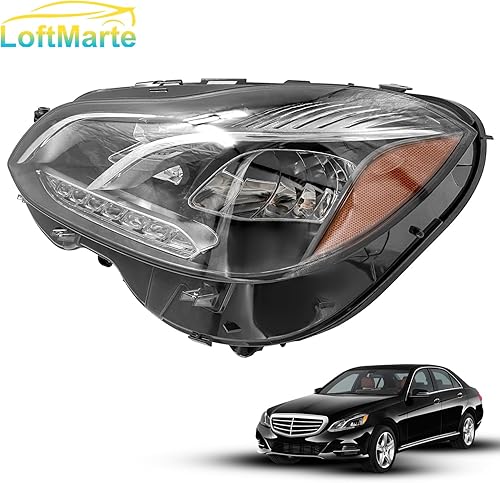 Miniatura 4 de 2128202139 MB2502219 - Faro LED con bombillas compatibles con Mercedes-Benz Clase E E200 E250 E300 E350 E400 E500 E63 AMGAMG S 2014-2016 (lado
