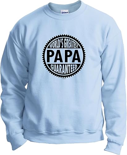 Miniatura 21 de ThisWear World's Greatest Papa Guaranteed - Sudadera de manga larga con cuello redondo Fresno