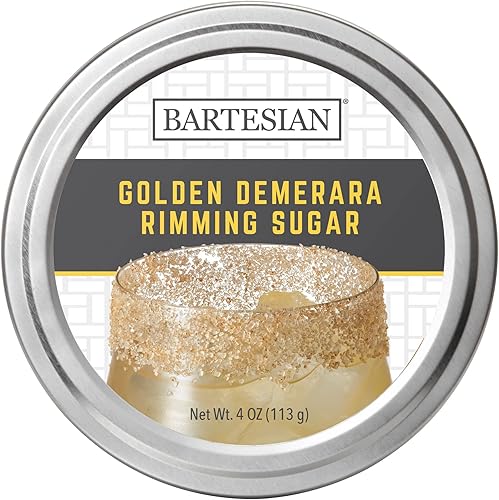 Miniatura 11 de Bartesian Rimmer de cristal de cóctel de vainilla y azúcar dulce – Cócteles de postre con sabor dulce para copas de bebida de bar – Suministros