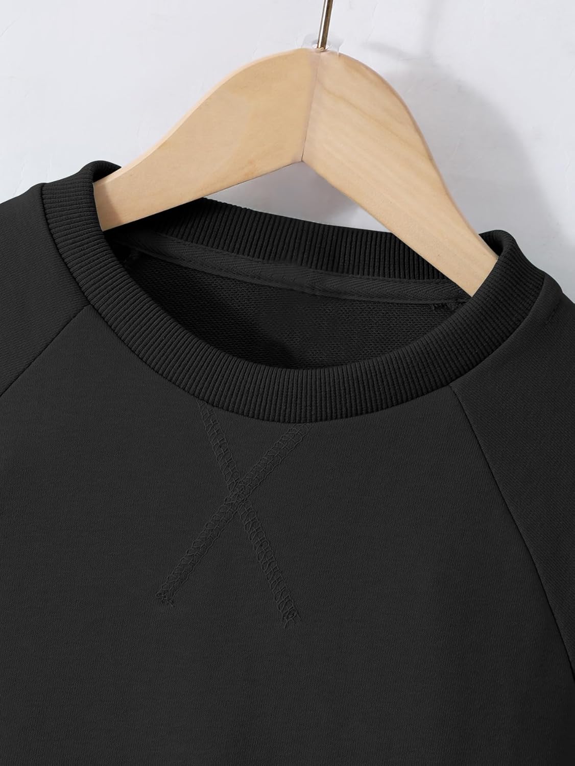 Seechoslo NEW 8-14Y Girls 2 Piece Outfits Crewneck Sweatshirt and Shorts Set Summer Lounge Clothes with Pockets - Image 5