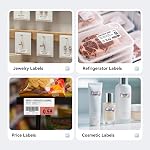 NIIMBOT M2/M3 Étiquettes de transfert thermique 1,97''×1,18'', 240 Rubans/Rouleaux, pour M2/M3 Label Maker, longue durée de conservation, pour les petites entreprises, cosmétiques, vitamines Etiquetage