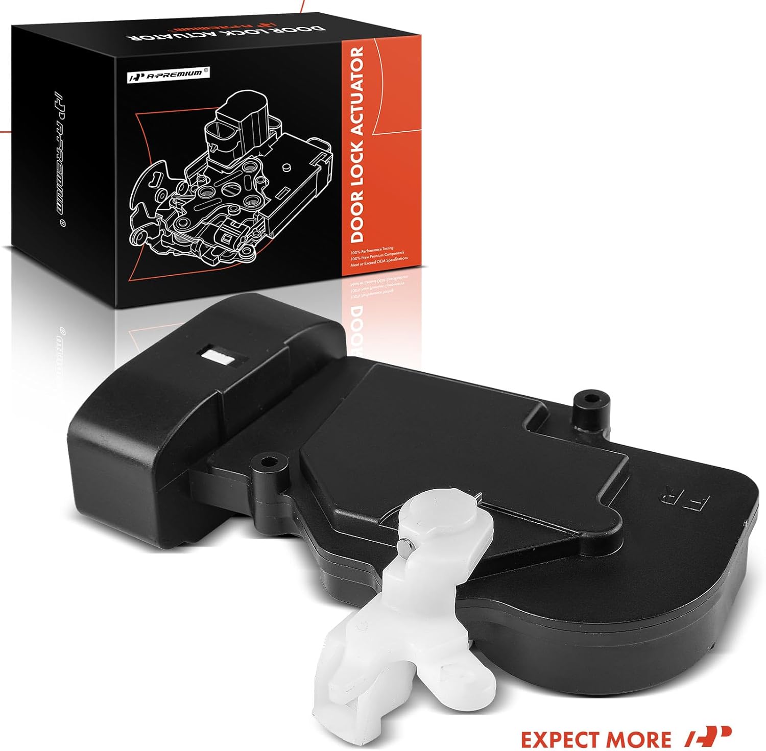 A-Premium Front Right Passenger Side Door Lock Actuator Compatible with Toyota Solara 1999-2002, Avalon 2000-2004, Tundra 2000-2006, Sequoia 2001-2007, Replace# 6911006010