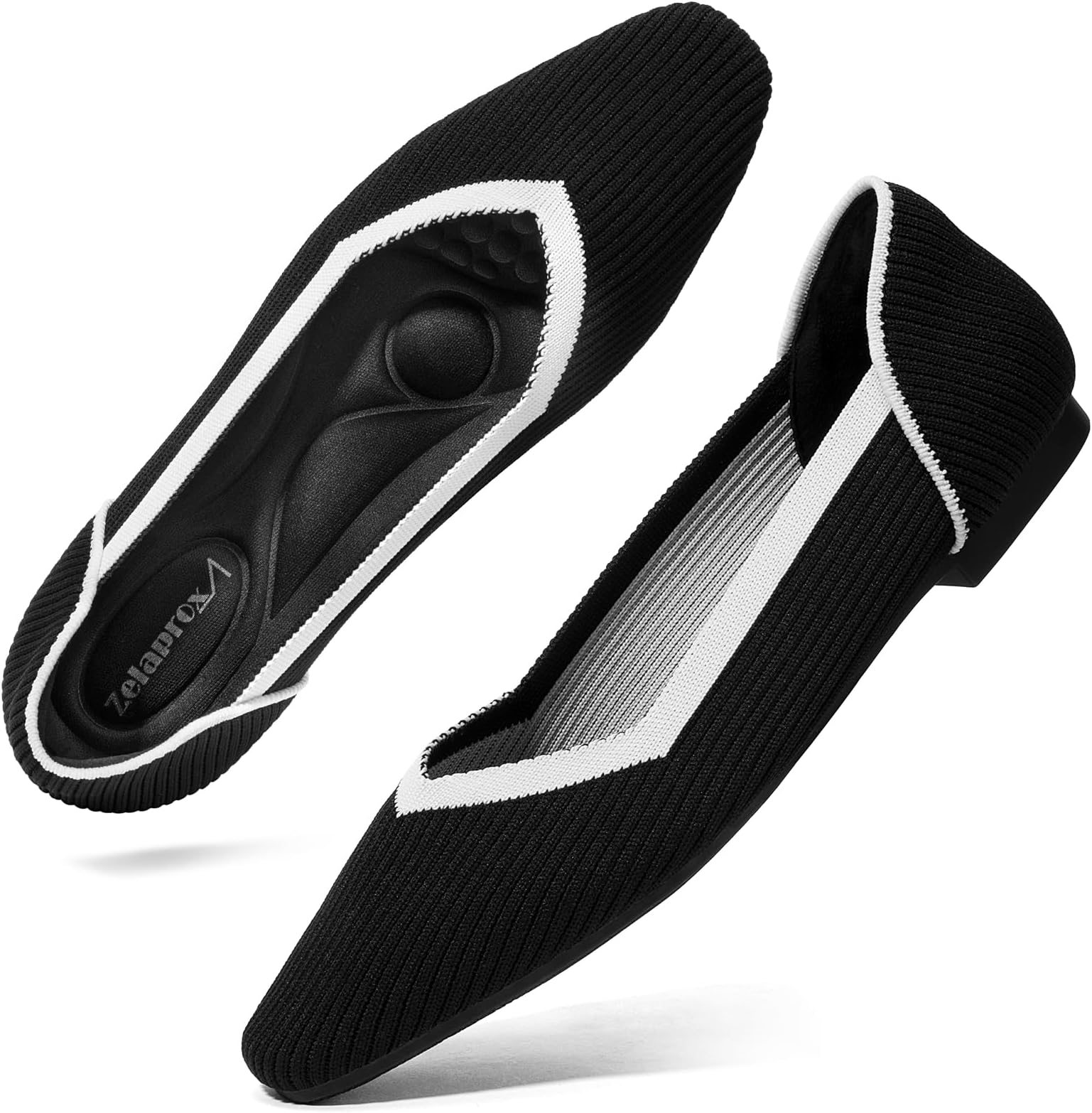 black white dress shoes