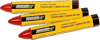 Johnson Level & Tool 40-0652 Red Lumber Crayons - 3/Pack