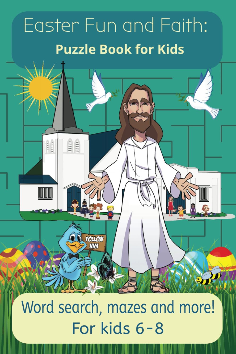 Easter Fun and Faith: Puzzle Book For Kids
