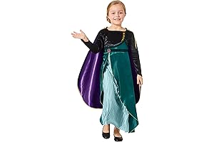 Fantasy Unfolds with Toddler Queen Anna Costume