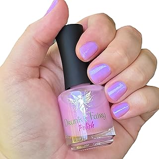 Glowmance | A Solar Nail Polish that Changes from Pale Pink to Purple, 0.5 fl oz, Quick Dry, Self-Leveling, 10-Free