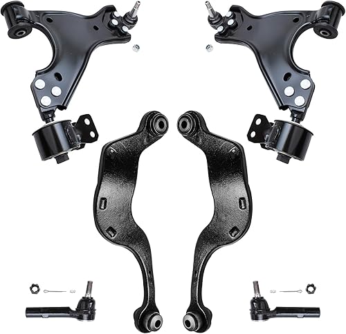 Miniatura 122 de Detroit Axle - Kit de brazos de control delanteros de 6 piezas para Toyota Corolla 2014-2019, 2 brazos de control inferiores con rótulas, 2 varillas