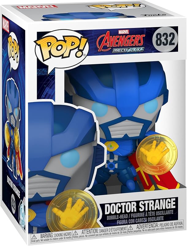 Funko POP Marvel: Marvel Mech - Dr. Strange Bobblehead de vinilo, multicolor, estándar