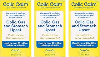 Infant Gripe Water for Colic, Helps Fussiness, Upset Stomach, and Baby Gas Relief, 2 fl oz (Pack of 3)