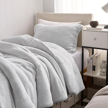 Coma Inducer Get Under Me Oversized Twin Comforter Set - Ice Gray
