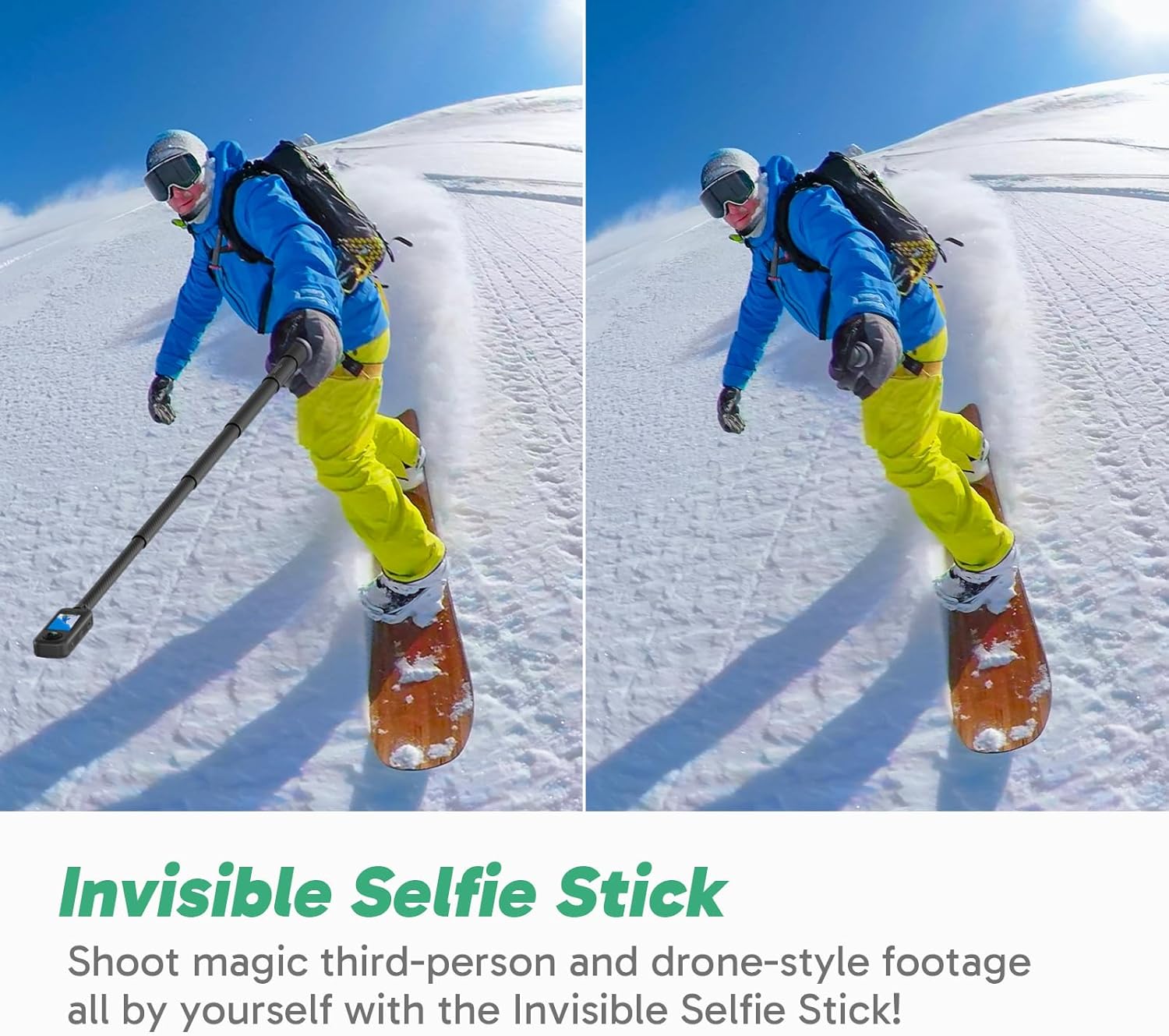 AKASO 360 Weatherproof 360° Action Camera - 5.7K 360 Video with 1/2" 48MP Sensors, 72MP 360 Photo, 360-SuperSmooth, Invisible Selfie Stick, 360° Horizon Lock, AI Tracking Snow Adventure Combo