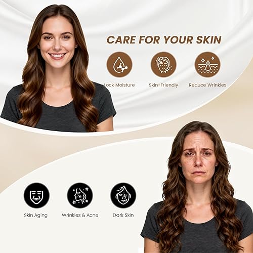 Miniatura 5 de THXSILK Funda de almohada de seda de morera 100 % natural para cabello y piel, grado 6A, 1 paquete, fundas de almohada de seda de morera con cierre