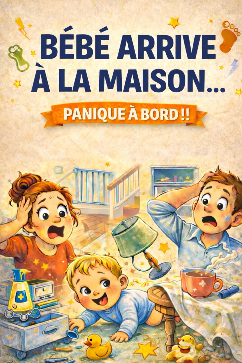 Bébé arrive à la maison…: PANlQUE À BORD !!