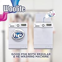 Vista 4 de Woolite Detergente para ropa Damage Defense, 33 cargas, 50 onzas líquidas, lavadoras regulares y HE, el embalaje puede variar