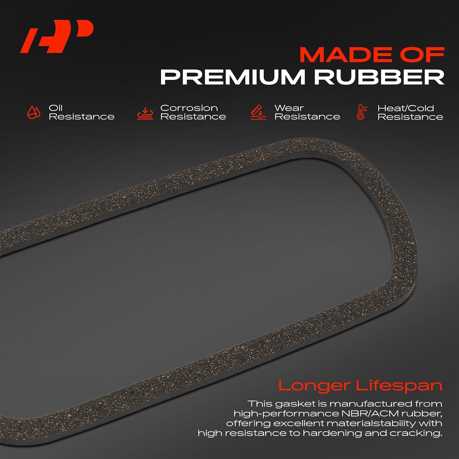 A-Premium Engine Valve Cover Gasket Set Compatible with Volkswagen Beetle 1970-1979, Campmobile 1970-1971, Fastback/Squareback 1970-1973, Karmann Ghia, Super Beetle, Thing, Transporter, Vanagon