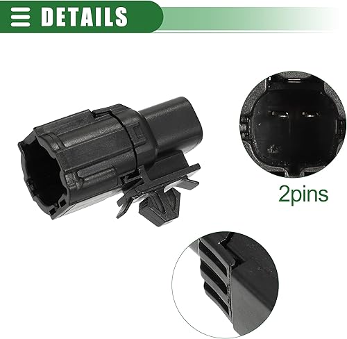 Miniatura 5 de Motoforti Sensor de temperatura del aire ambiente, sensor de temperatura exterior, para Nissan 350Z Enthusiast 2009, plástico, 27722-3VA0A, negro