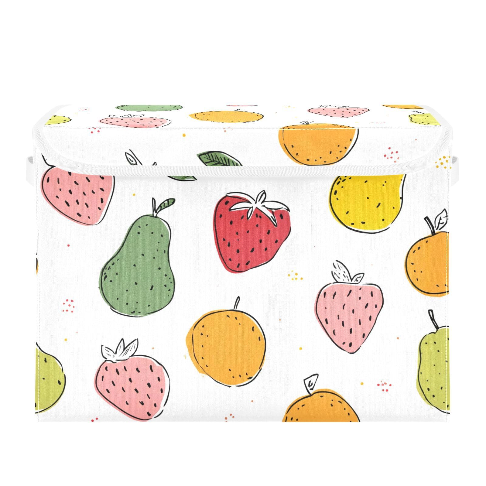 Panier de rangement poire pliable et empilable pour optimiser la maison