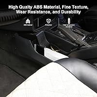 Vista 2 de HIRUFAT - 1 bandeja organizadora lateral para freno de mano para Mercedes Benz Clase G 2004-2011, accesorios de caja de almacenamiento lateral