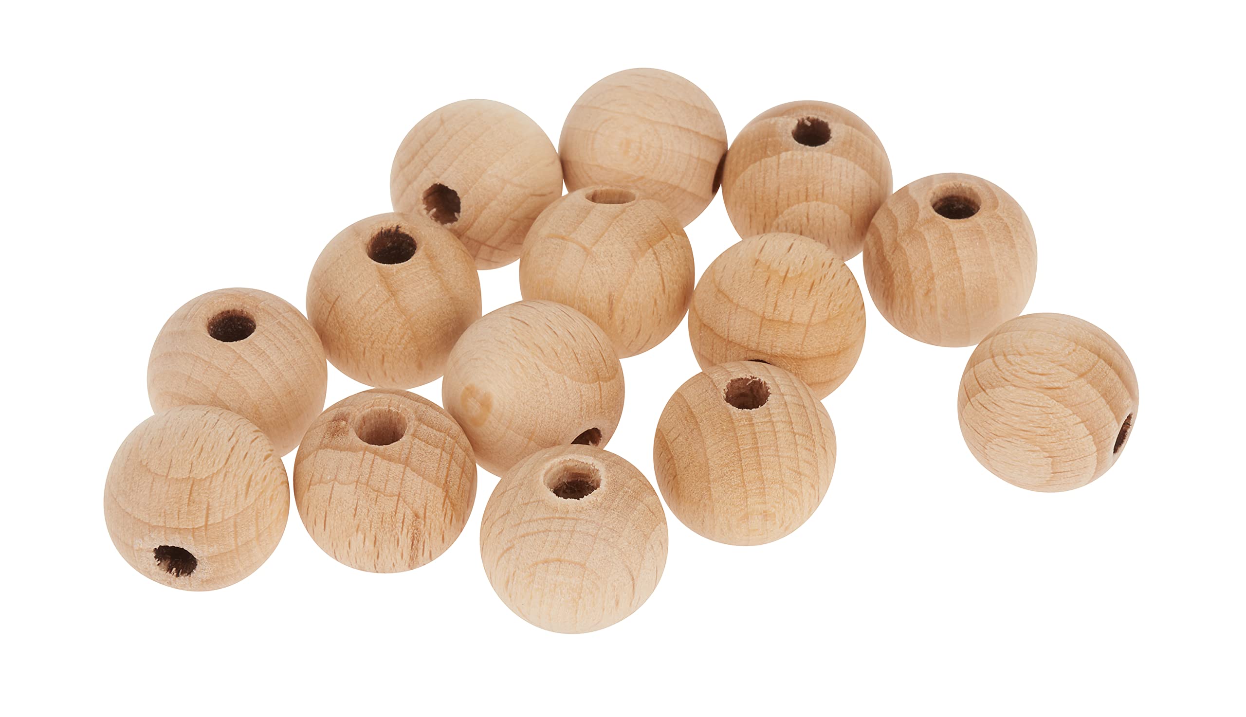 Knorr Prandell Wooden Ball Natural 15 mm Pack of 14