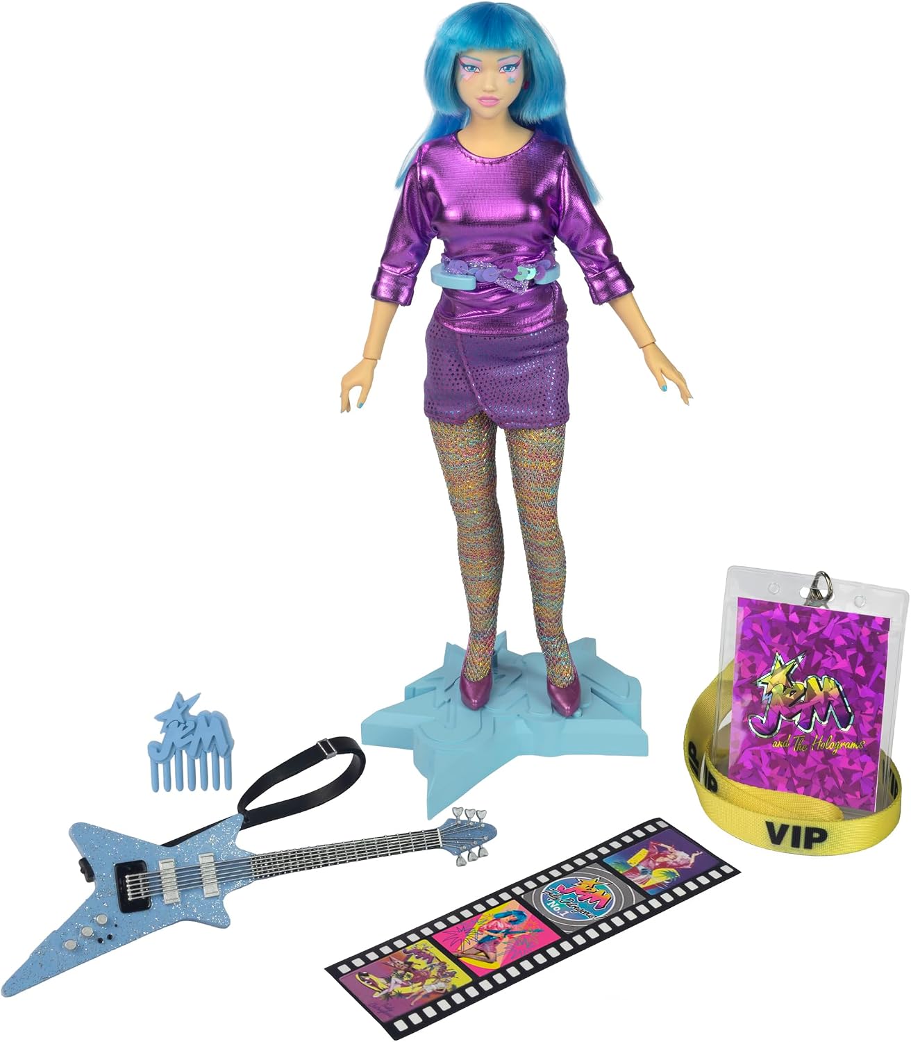 The Loyal Subjects JEM and THE Holograms Aja Fashion Doll image 5