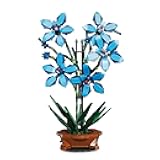 Blue Orchid Flower Building Kits Toy, Home Décor Gift for Adults and Teens, Botanical Collection,Gift Idea,Birthday(1097PCS)