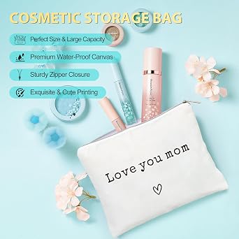 Suhctuptx Gifts for Women, Birthday Gifts w/Canvas Tote Bag Mom