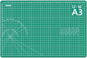 DIYSELF 12x18 inch Self-Healing Cutting Mat for Sewing, Quilting, and Crafting