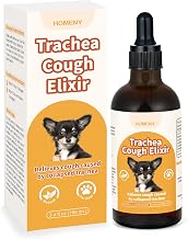 Collapsed Trachea Treatment for Dogs, 3.4 FL OZ Trachea & Respiratory Support for Dogs, Herbal Dog Cough Relief Liquid, Helps Soothe Throat & Support Comfortable Breathing, Natural Botanical Formula