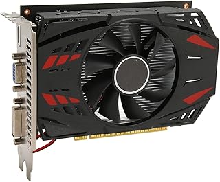 ICRPSTU Placa gráfica para computador, PCI Express 2.0 padrão suporta 4 GB DDR3 40 nm 128bit placa gráfica para chassi ATX ITX SFF