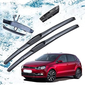 Car Front Windscreen Wiper Blades for VW for Polo 6R 6C 2010 2011 2012 2013 2014 2015 2016 2017 2018 MK5 Wipers
