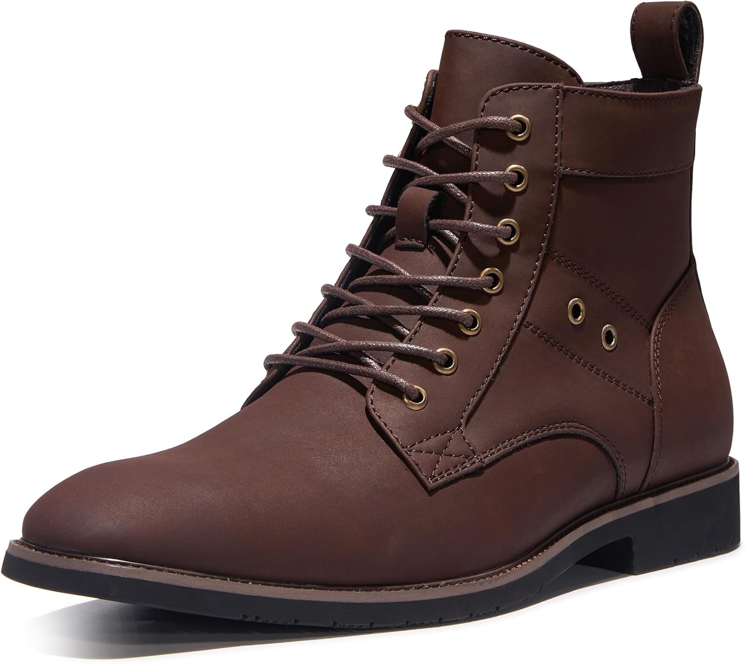 Men's Casual Derby Lace Up Boots Fashion and Comfort Ankle Boots