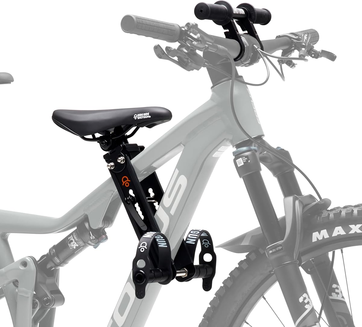 Kids Ride Shotgun - Child Bike Seat & Handlebar Combos - Front Mounted, for Children Aged 2~5 Years, Fits Most Adult Modern Mountain Bikes, Adjustable for Comfort