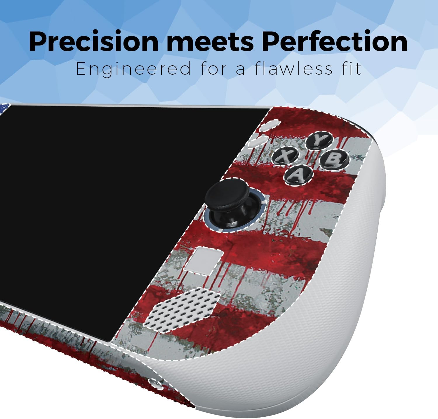 Carbon Fiber Gaming Skin Compatible with Lenovo Legion Go S (2025) - Colors Dont Run - Premium 3M Vinyl Protective Wrap Decal Cover - Easy to Apply | Crafted in The USA by MightySkins